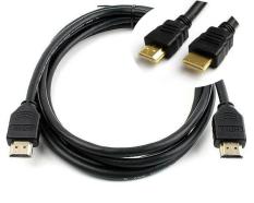 Dây HDMI 1,5m TRÒN Full HD – cable HDMI 1,5m màu đen cho tivi box