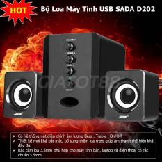 Loa Vi Tinh Cong Suat Lon , Loa Vi Tính Sada D202 Thiết Kế Nhỏ Gọn Âm Bass Trầm Ấm Bật To Không Rè, Top 10 Loa Bán Chạy Trên Thị Trường