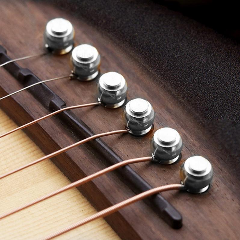 SLADE 6 chiếc Bằng Đồng Đàn Guitar Cầu Dây Móng PEG cho Dân Gian Acoustic Giữ Ổn Định