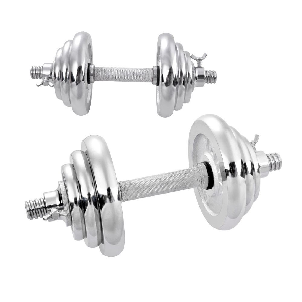OneTwoFit bộ tạ tập gym 20kg barbell Dumbbell Weight Barbell bar , Bộ đĩa tạ tập gym OT010