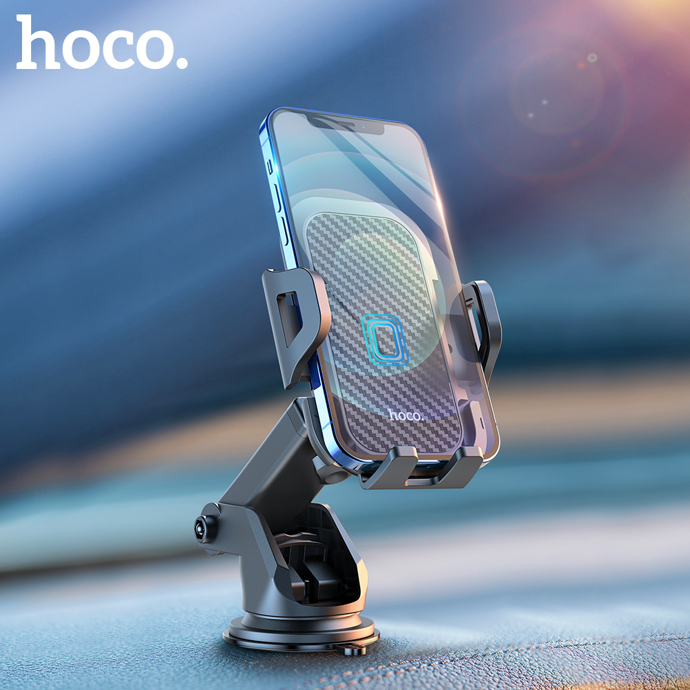 HOCO Universal Car Mount Cellphone Holder for iphone 12 pro max 360 Degrees Adjustable GPS Mount Stand Samsung oppo a12...