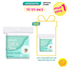 Tăm Bông Watsons Cotton Buds 80 Que