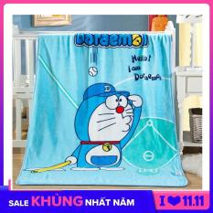 Mền chăn hoạt hình doremon, kitty cho bé hot 2018