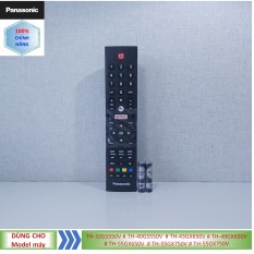 Phụ kiện [Remote chính hãng] Điều khiển giọng nói tivi Panasonic model TH-32GS550V #TH-40GS550V #TH-43GX650V #TH-43FX550V #TH-49FX550V #TH-49FX650V #TH-55FX650V