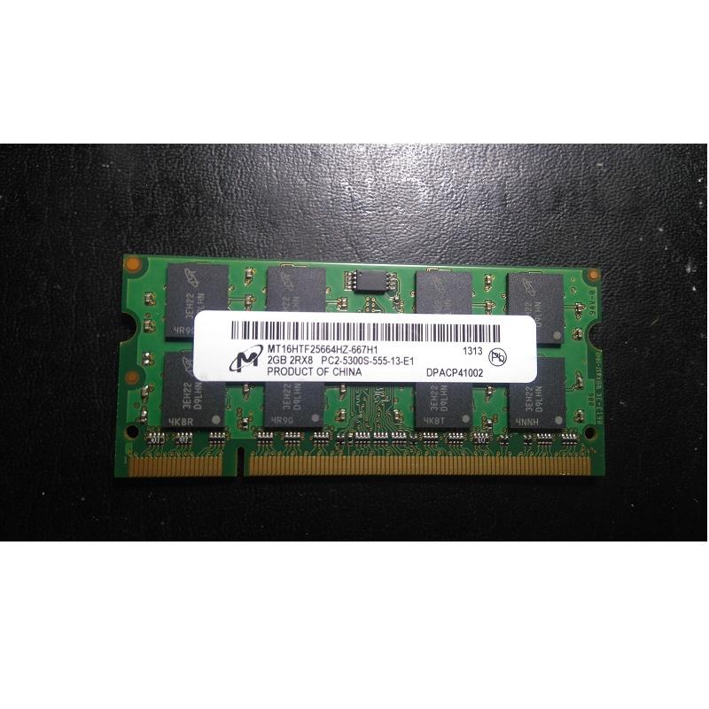 [HCM]Ram laptop DDR2 2GB bus 667 - 5300s bảo hành 1 năm