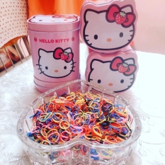 thun cột tóc có hộp hello kitty