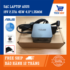 [FREESHIP]Sạc laptop asus chân nhỏ giá rẻ TechShop công suất 19V 2.37A 45W 4.0*1.35mm (Củ hình vuông) dùng cho VivoBook X202 S200 Q200 F556U F556UA X556U X556UA S200 S200E Q200 Q200E Q302LA Q302UA
