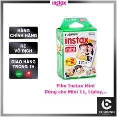 Film Instax Mini 20 Tấm | Chính Hãng (Sử dụng cho Mini 8, Mini 9, Mini 11, Mini Liplay, Mini Link, Mini 90,…))