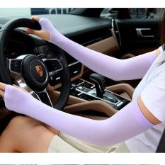 Găng Tay Chống Nắng Xỏ Ngón Aqua-X Hàn Quốc – Bao Tay Đi Phượt Siêu Mát Ống Tay Xỏ Ngón Chống Tia UV Đi Xe Đạp