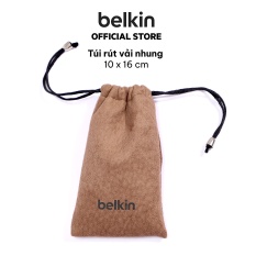 [Quà tặng không bán] – Túi rút Belkin vải nhung hai mặt