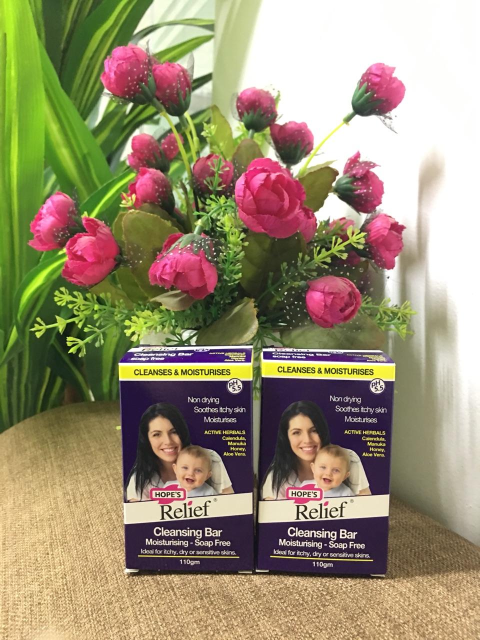 THANH RỬA MẶT CẢI THIỆN DA KHÔ NGỨA ECZEMA HOPE RELIEF CHO DA NHẠY CẢM 110G