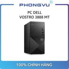 PC Dell Vostro 3888 (i3 10100/ 4GB/ 1TB HDD/ WiFi /Win10 Home SL) – Bảo hành 12 tháng