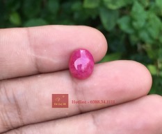 Mặt Đá Ruby Tự Nhiên Yên Bái Size 5,46ct, Mặt nhẫn, Mặt Dây Chuyền