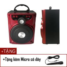 Loa Bluetooth Karaoke Xách Tay Di Động P88 (Tặng Kèm Mic)-Màu Ngẫu Nhiên