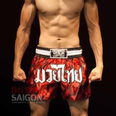 Quần Muay Thai Venum Tecmo – Red/Black