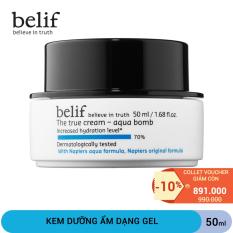 Kem dưỡng dạng gel cấp ẩm Belif The True Cream Aqua B0mb 50ml