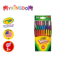 MY KINGDOM – Bút Sáp Dạng Vặn 24 Màu Crayola (Loại Nhỏ) 529724