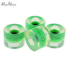 Baoblaze 4 Bánh Xe Phát Sáng, Đèn Flash 60Mm Có Lõi Từ, Dành Cho Ván Trượt Dài Màu Hồng/Xanh Dương/Xanh Lá Cây/ Trắng/ Đỏ