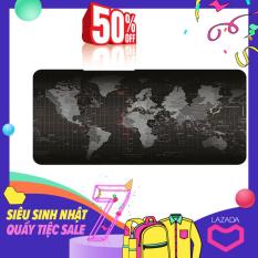 Lót chuột Bản Đồ Thế Giới cực chất 80x 30cm, bàn di chuột, miếng lót chuột, tấm lót chuột giá rẻ