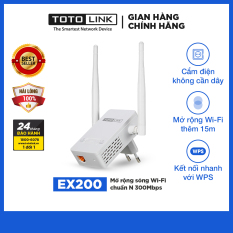 [VOUCHER 8%] TOTOLINK EX200 Mở rộng sóng Wi-Fi chuẩn N 300Mbps