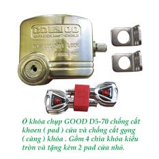 Ổ khóa chụp chống cắt khoen cửa – chống cắt gọng khóa GOOD D5-70 .Có hướng dẫn sử dụng bằng video.