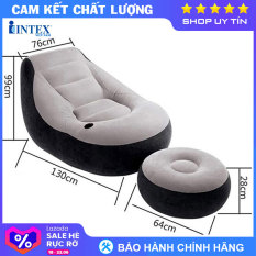 Ghế Hơi Tựa Lưng Intex 68564 – Tặng bơm điện hút xả 2 chiều – Ghế bơm hơi, Ghế đệm hơi