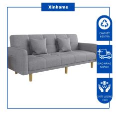 Ghế sofa phòng khách kết hợp giường nằm thông minh sofa bed đệm êm gấp gọn tặng 2 gối, khăn trải điều chỉnh kích thước chọn nhiều màu ghế – Xinhome