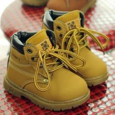 Giày boot cổ cao đế kếp cho bé trai và bé gái