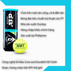 Bóng Tennis Dunlop ATP Championship loại 3 Quả 1 Hộp