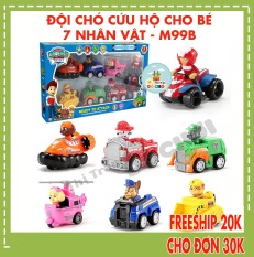 Đồ chơi biệt đội chó cứu hộ 7 nhân vật chạy trớn cho bé M99B – Thị trấn đồ chơi