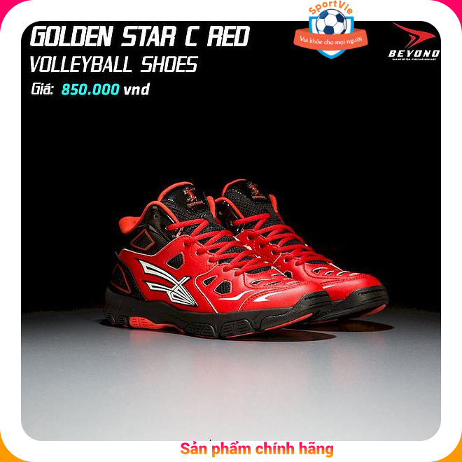 [CHÍNH HÃNG] Giày Beyono Golden Star – giày bóng chuyền, giày bóng rổ chuyên nghiệp chính hãng cao cấp, bền đẹp giá sỉ (4 màu)