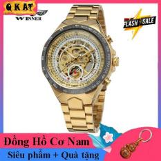 Đồng hồ cơ nam Winner TM03-Đồng hồ nam cơ lộ máy Winner-Phong cách độc lạ- Đồng hồ nam dây thép đúc đặc không gỉ-Mặt chống xước-Đồng hồ chống nước -Đồng hồ nam giá rẻ-Có quà tặng