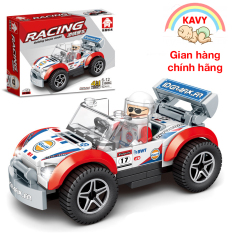 Đồ chơi xếp hình lắp ráp xe đua ô tô với hơn 90 chi tiết phát triển tư duy của bé – KAVY 31006C