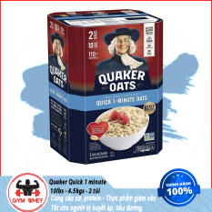 [HCM]Yến Mạch Cán Mỏng Giảm Cân Ăn Liền Quaker Oats Quick 1 Minute (4.6kg)