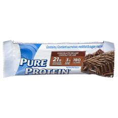 Bánh bổ sung Protein – PURE PROTEIN BAR CHOCOLATE -Tăng cường sức mạnh cơ bắp. – có 3 mùi vị khác nhau (1 thanh 50G)