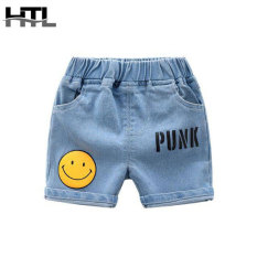(Siêu sale) Quần Sooc bò cho bé mẫu mặt cười punk