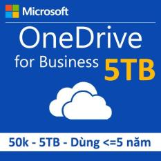 OneDrive for Business dung lượng 5TB