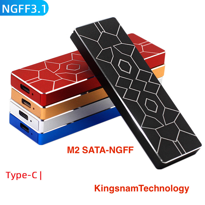 Box ổ cứng M2 SSD M2 NVME NGFF USB C Tản Nhiệt Nhôm nhiều màu cao cấp