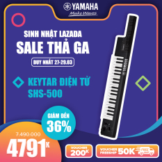 Đàn Keytar điện tử Yamaha SHS-500 – Âm sắc chất lượng cao, đa âm 48 nốt – Chức năng JAM chơi những bản nhạc yêu thích ngay tại chỗ – Bàn phím mini 37 phím chuyên nghiệp – Bảo hành chính hãng 12 tháng (màu đen)