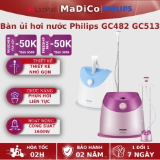Bàn ủi đứng là hơi nước Philips GC482 1600W, GC486 1800W, GC513 1600W – BH 24 tháng – Madico 360