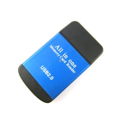♚✧ wei4943 Four-in-one Multi-function Card Reader USB All-in-one Ms High Speed TF SD Mobile Phone Memory Card Camera M2 USB 2.0
