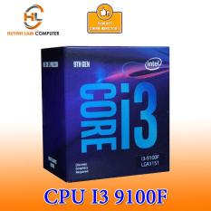 CPU Intel Core i3-9100F 4 Cores – 4 Threads 3.60 GHz LGA 1151-v2 Box Hãng Phân phối