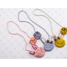 Vòng dây đeo cổ chú thỏ gắn nơ xinh xắn KTB012 pinkxinhdecor