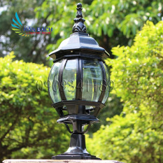 [HCM]Đèn trụ cổng – Đèn trụ bờ bao – Đèn trụ hàng rào HABALI Tặng kèm bóng LED