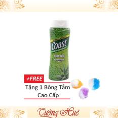Sữa tắm Coast Moisturizing Aloe 532ml Tặng kèm 1 bông tắm cao cấp