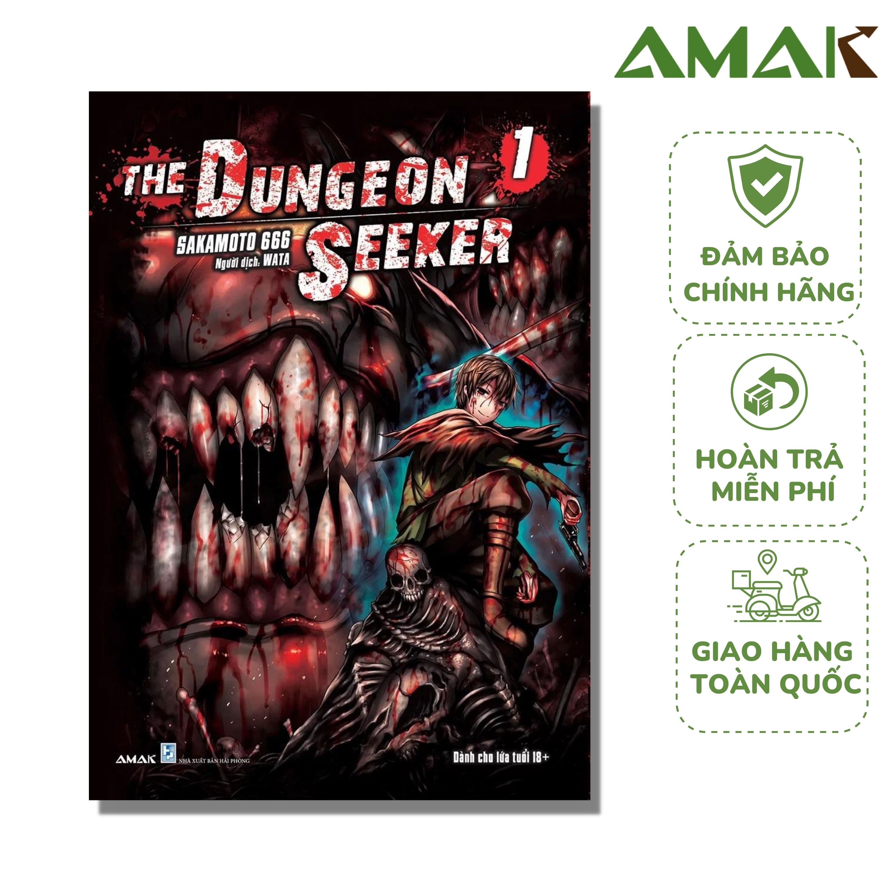 The Dungeon Seeker - Tập 1 - Amak Books - Tặng Kèm Bookmark