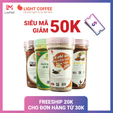 [SIÊU MÃ GIẢM 50K] Combo 4 loại thức uống hòa tan độc đáo , Cacao sữa , Matcha sữa , Cà phê sữa , Cacao dừa , 90g/hũ