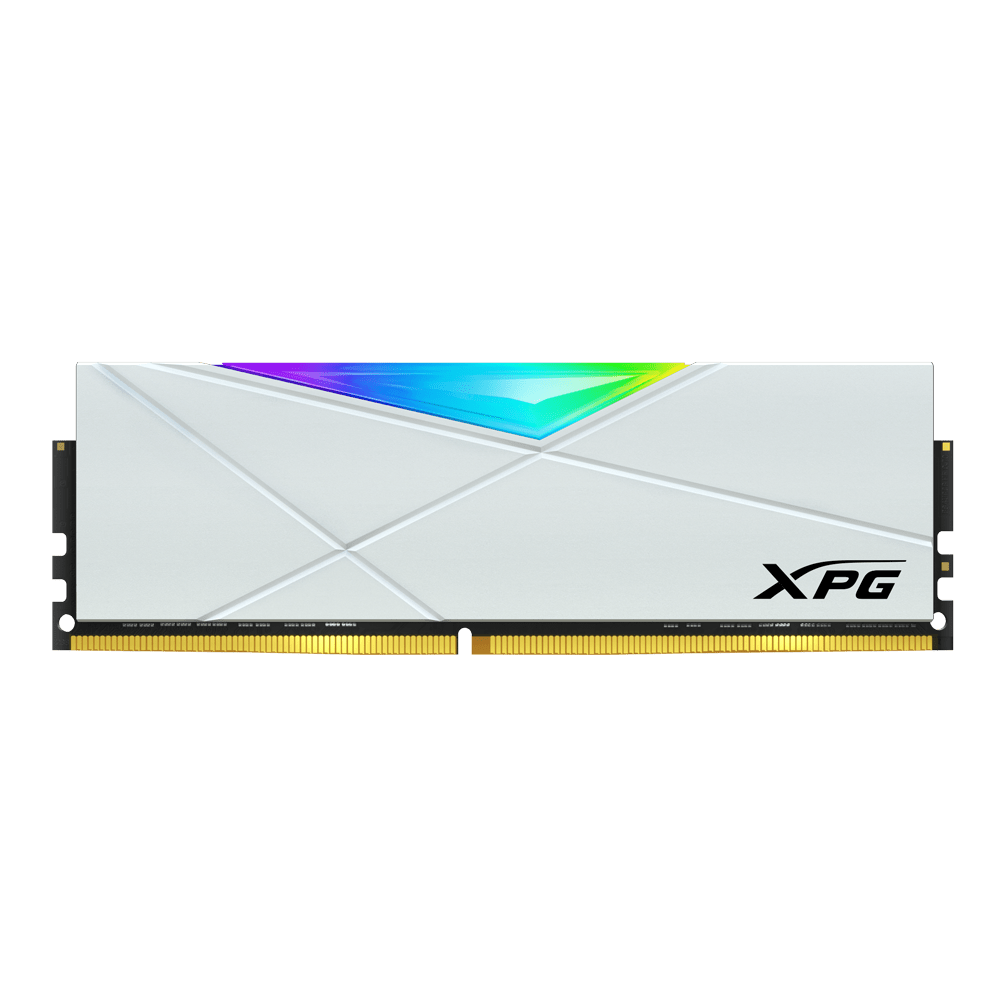 Ram Adata D50 DDR4 XPG SPECTRIX RGB 8GB Bus 3200MHz WHITE/GREY - Hàng Chính hãng