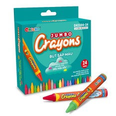 Bút Sáp 24 Màu Jumbo Crayons