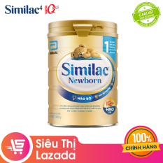 [Siêu thị Lazada] Sữa bột Similac Newborn Eye-Q 900g Gold Label cho trẻ 0-6 tháng cung cấp nguồn dinh dưỡng đầy đủ cho bé phát triển toàn diện